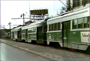 Trolleys and buses