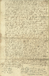 Deed of Hadley Third Precinct December 12, 1730