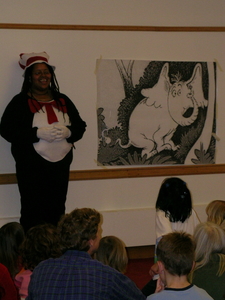 Ron'na J'Q Lytle as the Cat in the Hat