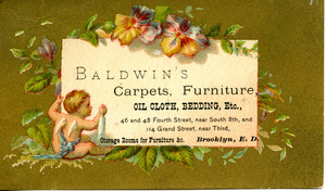 Baldwin's carpets, furniture, oil cloth, bedding, etc.