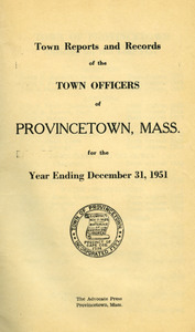 Annual Town Report - 1951