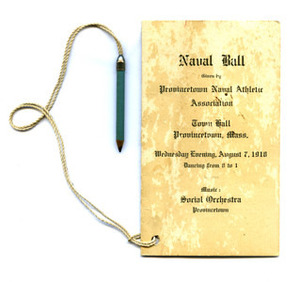 Naval Ball Dance Card