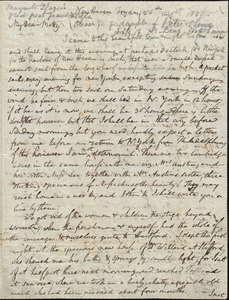 Letters from Benjamin Waterhouse (1754-1846) to Elizabeth (Oliver) Waterhouse