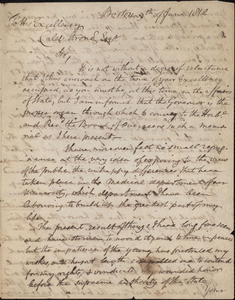 Letter from Benjamin Waterhouse (1754-1846) to Caleb Strong