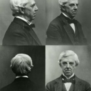 Photographic studies for a bust of Oliver Wendell Holmes