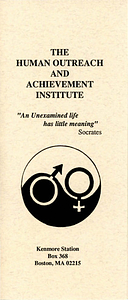 Brochure for the Human Outreach and Achievement Institute