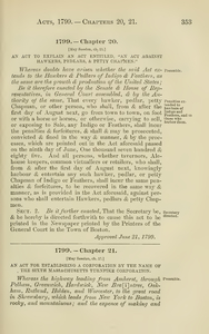 1799 Chap. 0021 An Act For Establishing A Corporation By The Name Of The Sixth Massachusetts Turnpike Corporation.