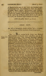 1809 Chap. 0095. An Act To Incorporate Certain Persons Into A Company By The Name Of The Lechmere Point Corporation.