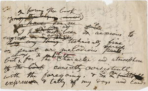 Walt Whitman notes on a book