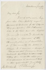 Benjamin Silliman, Jr. letter to Edward Hitchcock, 1850 June 22