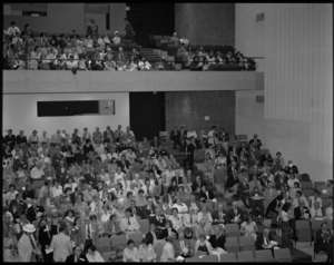 Photographs of Glee Club concert, 1973