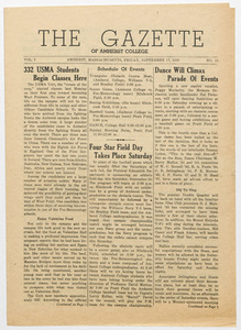 The gazette of Amherst College, 1943 September 17