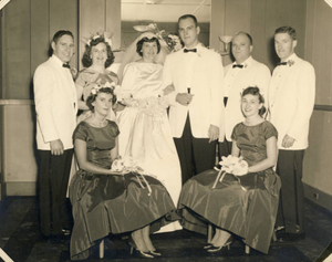 Wedding picture--September 23, 1956