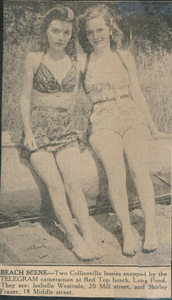 Relatives at the beach