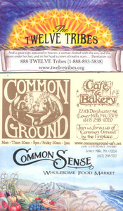 Common Ground Cafe biz card