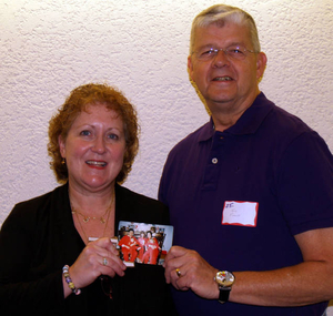 Joe Francis and Jane Francis at the Stoneham Mass. Memories Road Show