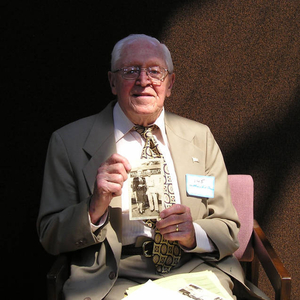 Arthur O'Brien at the World War II Mass. Memories Road Show