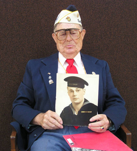 Gerald Halterman at the World War II Mass. Memories Road Show