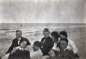 The Kiley clan at Ocean Bluff Beach