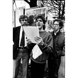 Reading of Names of Holocaust Victims (NU Edition), 1986.