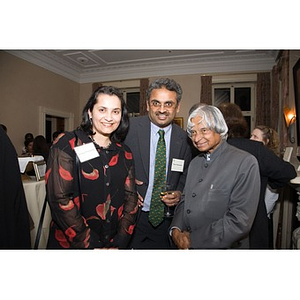 The Viswanathans and Dr. A. P. J. Abdul Kalam at a reception