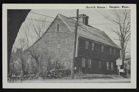 Postcard, Scotch House, Saugus, Mass., Merrimack Postcard Co., 110 Merrimac St., Haverhill, Mass.