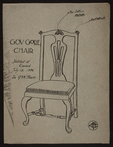 Gov. Gore Chair [1730 House].