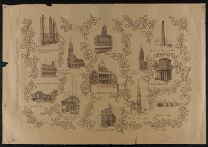 Commemoration of the tercentenary of the Massachusetts Bay Colony, 1630-1930, drawing by Mildred Mowll, Women's Educational and Industrial Union, Boston, Mass., 1930