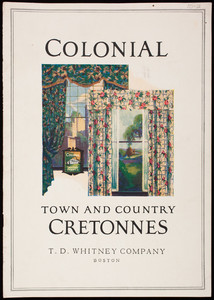 Colonial Town and Country Cretonnes, T.D. Whitney Company, Marshall Field & Company, Chicago, Illinois