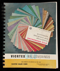 Vicrtex wall coverings, architects, designers and decorators reference file, L.E. Carpenter and Company, 350 Fifth Avenue, New York, New York