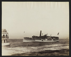 Taurus off Sandy Hook during America's Cup Race