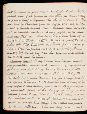 Thomas Lincoln Casey Diary, June-December 1888, 042, but summer a few years ago in seventy