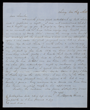 W. Maxwell Greene to Thomas Lincoln Casey, February 11, 1856