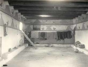 "Interior, Macaw Clan, Zuni Pueblo"