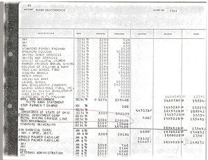 Royal Viking Cruise documents