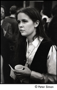 Tracy Nelson (Mother Earth) behind stage at the Boston Tea Party