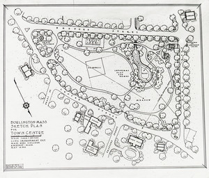 Burlington, Mass.: Sketch Plan for Town Centre