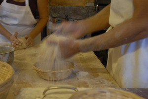 Hungry Ghost Bread: bakers making bread
