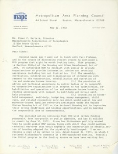 Letter from George G. Bridgeman to Elmer C. Bartels