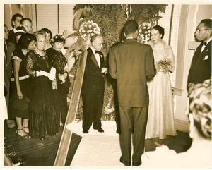 Wedding ceremony of W. E. B. Du Bois and Shirley Graham Du Bois