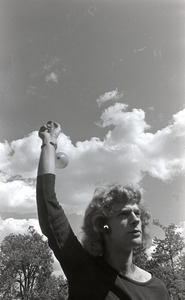 Gay liberation demonstration at Cambridge Common: with David Silver