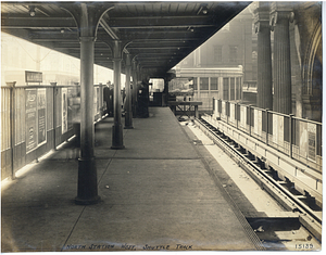 North Station west, shuttle track