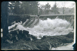 Saugus Center, Dam of Lilly Pond or Pranker's Pond, Central Street