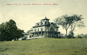 A Color Post Card Picture of Beacon Villa Sanitorium.