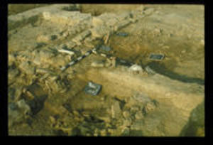 Burn site at Trench 27, 1979