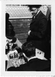 Chess match at Centennial Baseball Game between Amherst and Williams, 1959