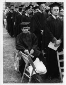 Class of 1958 Standing during Commencement