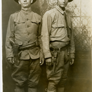 Camp MacArthur - Waco, Texas - World War I - Two lieutenants