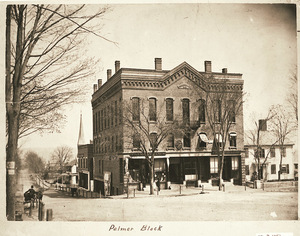 Palmer Block and Main Street in Amherst