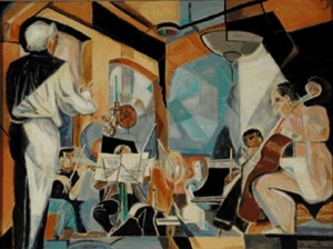 "Rehearsal" Lena Gurr (1897-1992)